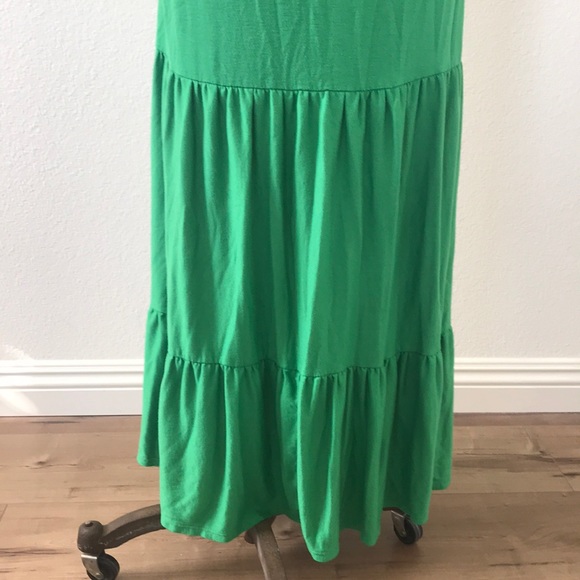 GREEN MAXI DRESS - Picture 2 of 3
